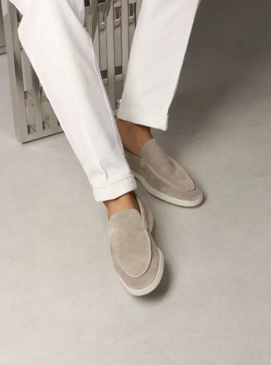 Mens Casual Loafers Taupe