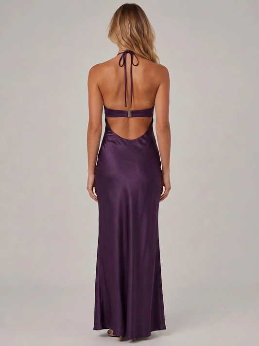 Slim Fit Deep V-Neck Dress